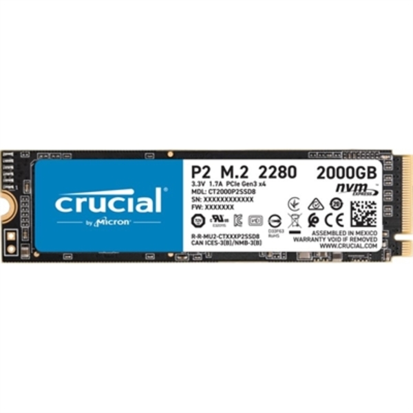Hard Drive Crucial P2 SSD 2 TB M.2